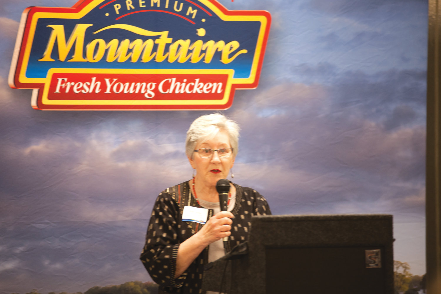 County Commisioner Diana Hales thanked Mountaire Farms for the "dignity of work" that will follow from the expansion of the plant.