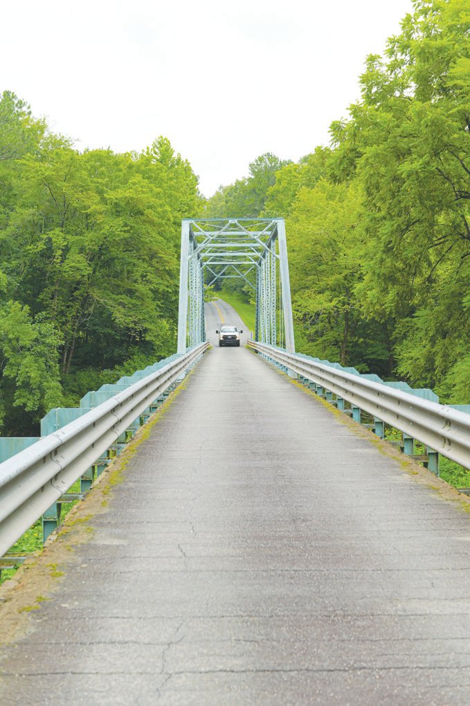 The bridge on Chatham Church Road south of Pittsboro may be the last of its kind in use in Chatham County. Local residents saved the bridge from replacement four years ago.