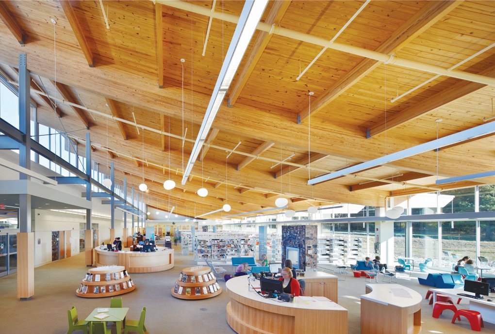 Inside the Chatham Community Library, which fully reopened this past week.