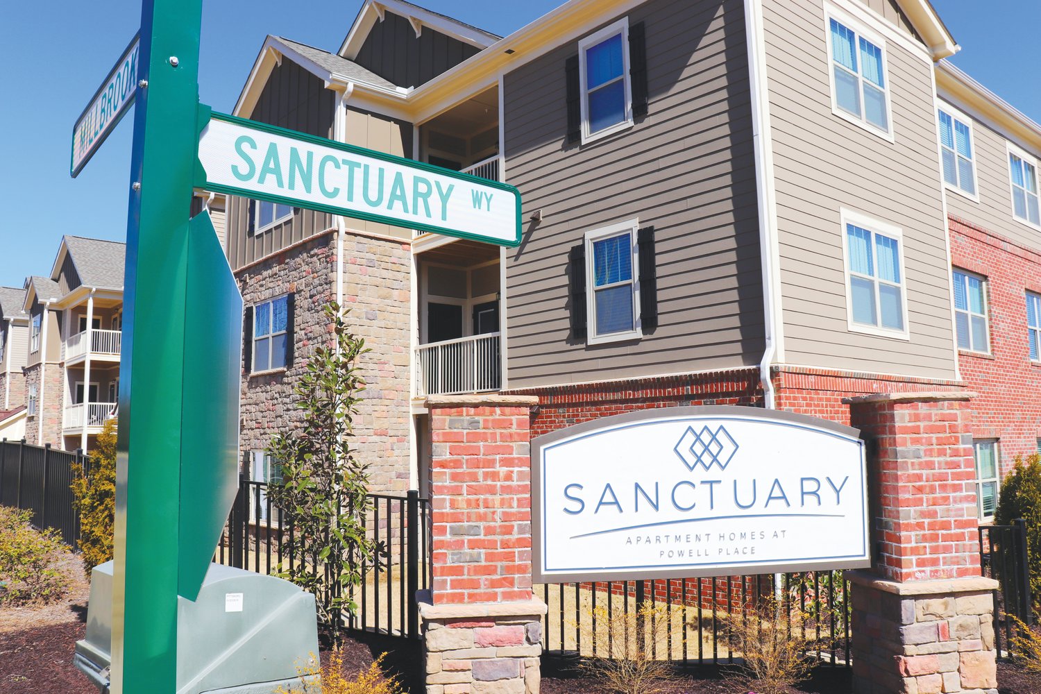 The apartments at Sanctuary at Powell Place in Pittsboro.