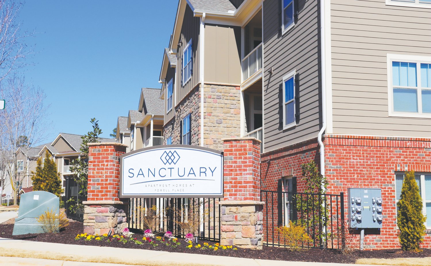 The apartments at Sanctuary at Powell Place in Pittsboro.