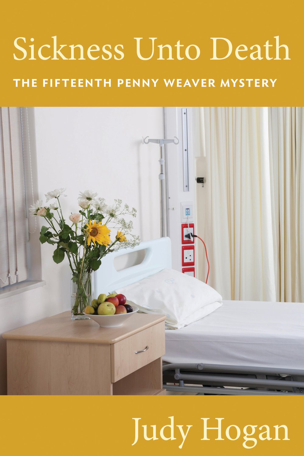 'Sickness Unto Death' is the latest in Judy Hogan's 'Penny Weaver' mystery series.