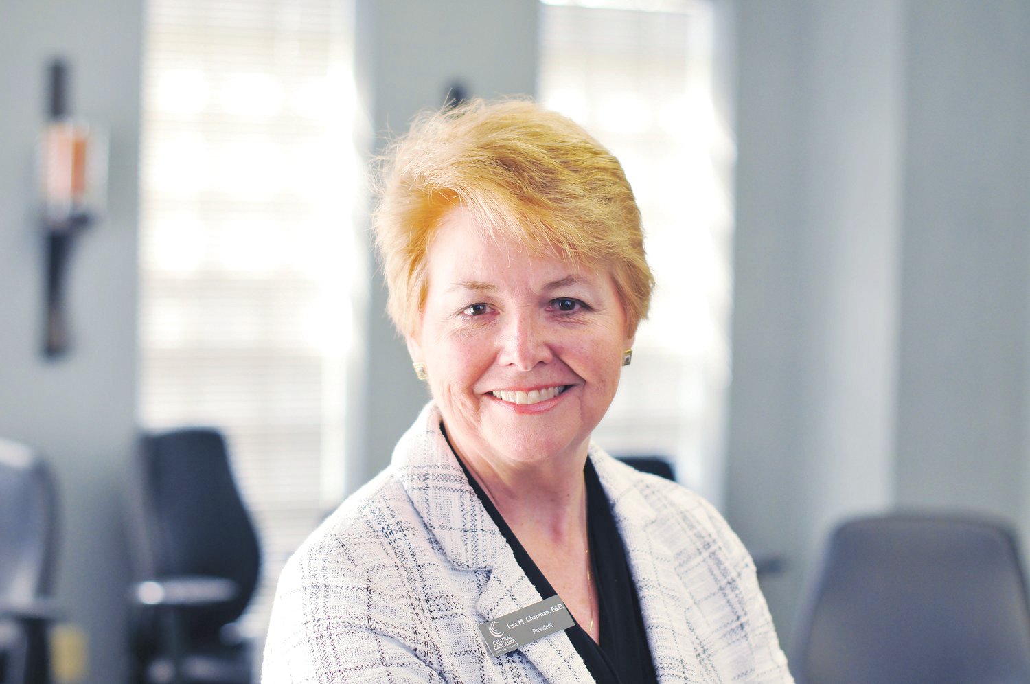 Dr. Lisa Chapman, president of Central Carolina Community College.