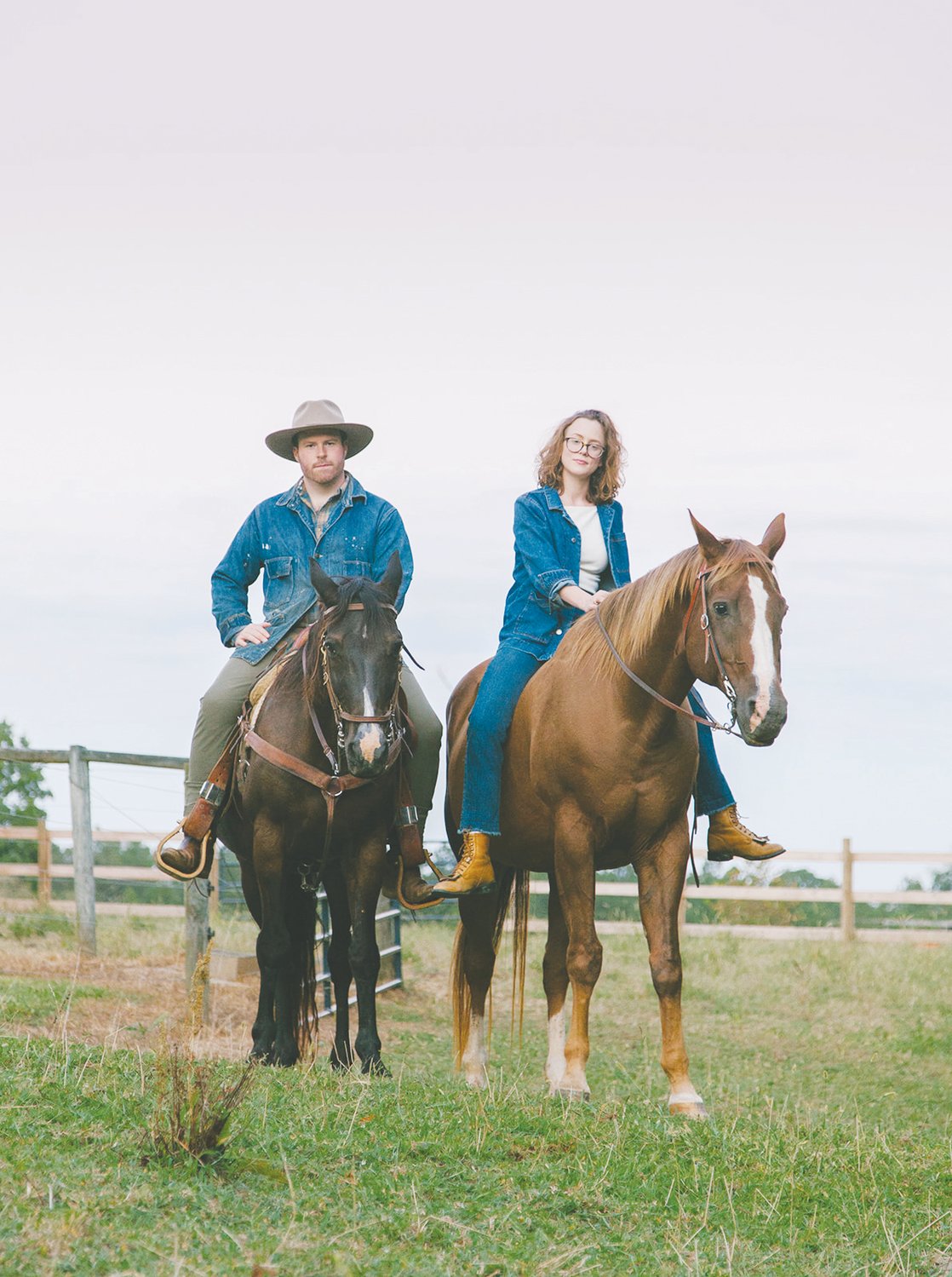 This photo of the husband-wife duo of Austin and Sarah McCombie graces the cover of Chatham Rabbits' forthcoming album, 'If You See Me Riding by.' It'll be released June 3.