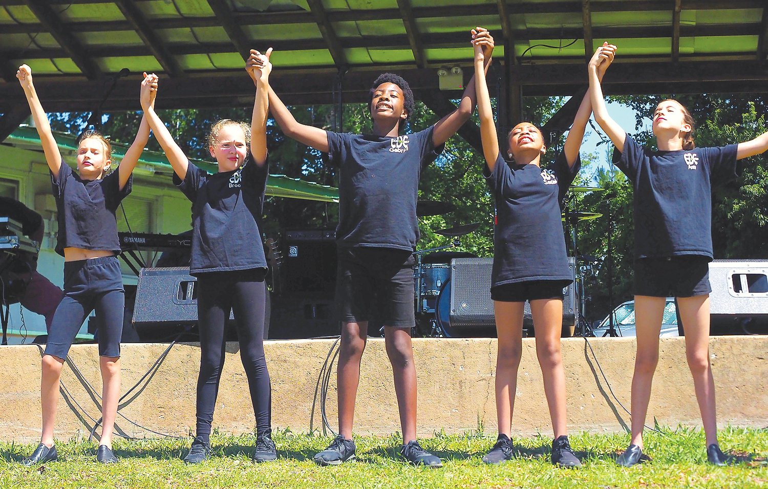 Local performers from Chatham Dance Connection dance to the music 'Glory' by John Legend on Saturday at the Chatham Co Fairgrounds in Pittsboro. This year, the Juneteenth celebration lasted both Saturday and Sunday.