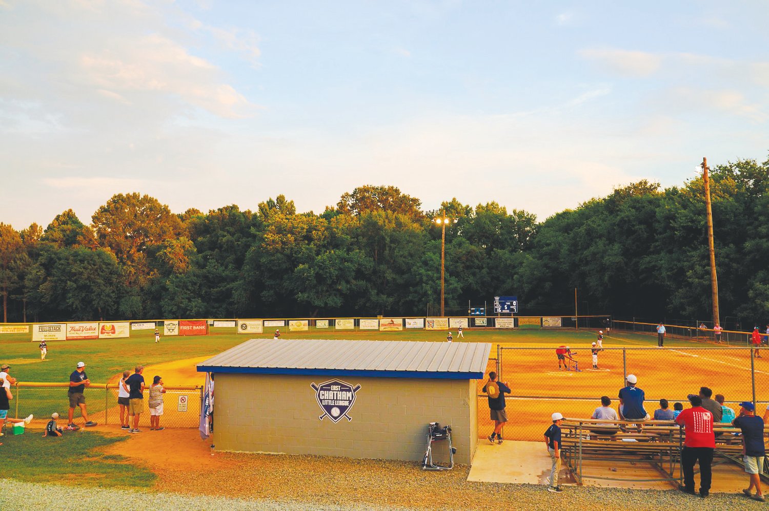 A view of the field at Pittsboro Elementary School, where the East Chatham 8U All-Stars won the N.C. Little League District 2 tournament on June 23.