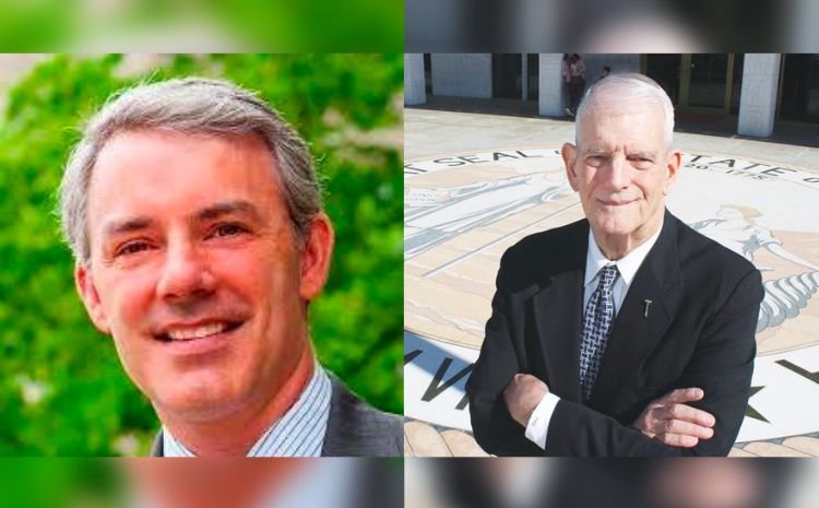David Delaney (left) and Tom Glendinning (right) are the candidates for Dist. 3 in the Chatham County Board of Commissioners.