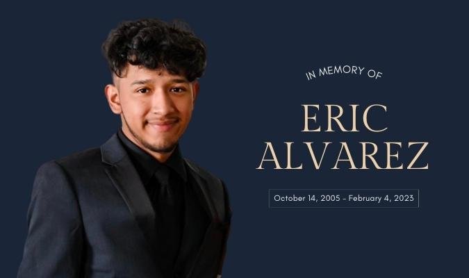 Eric Alvarez, 17, died on Feb. 4 in a single-car accident near Siler City.