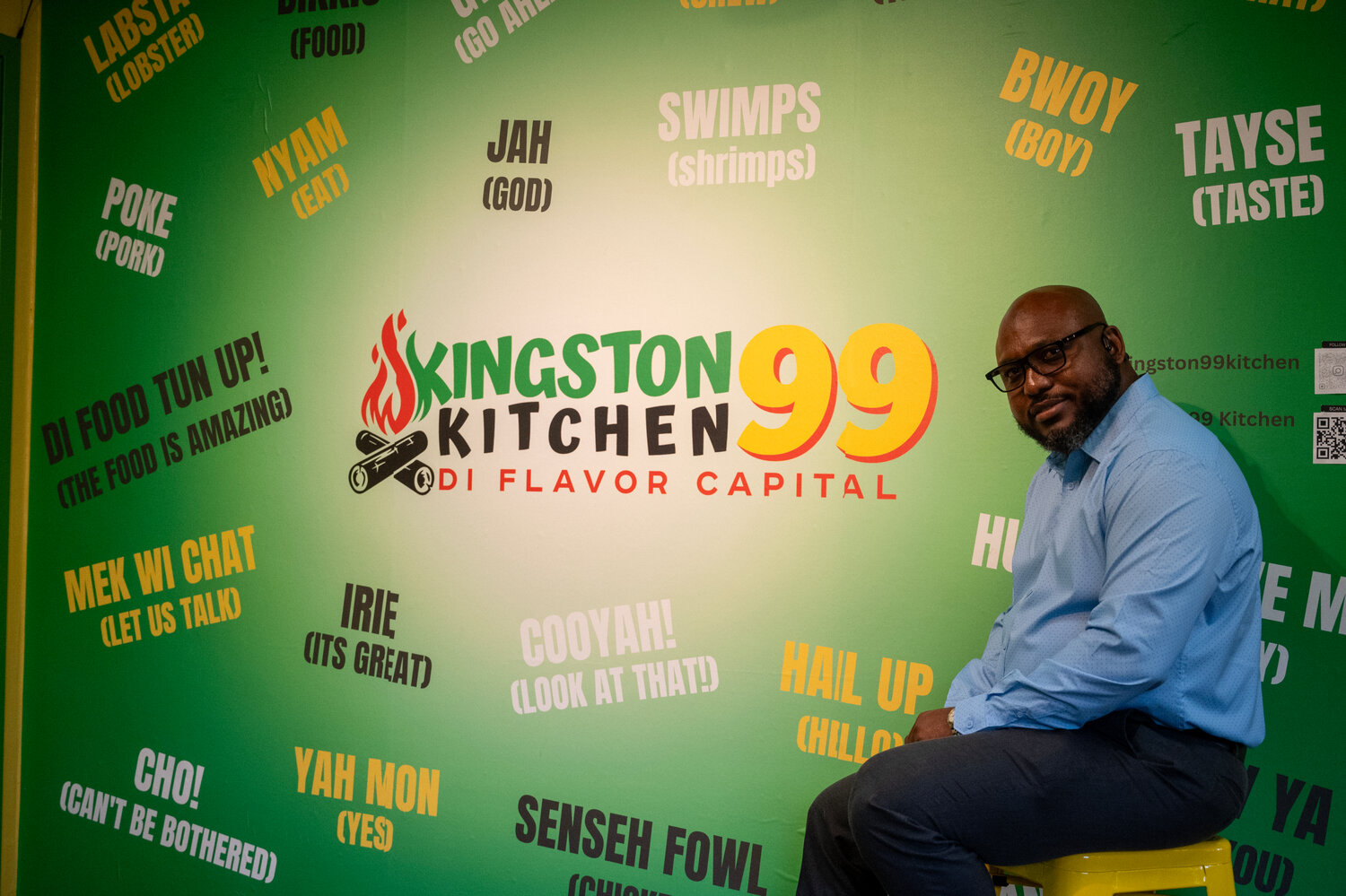 General Manager of Kingston 99 Kitchen Jason Rhoden at the Plant will be the areas only Jamaican food within 40 minutes in Pittsboro, NC on August 22, 2023.  PJ WARD-BROWN/NORTH STATE JOURNAL